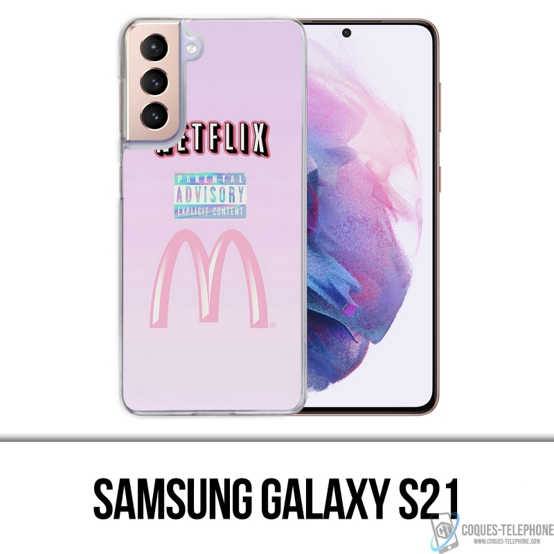 Coque Samsung Galaxy S21 - Netflix And Mcdo