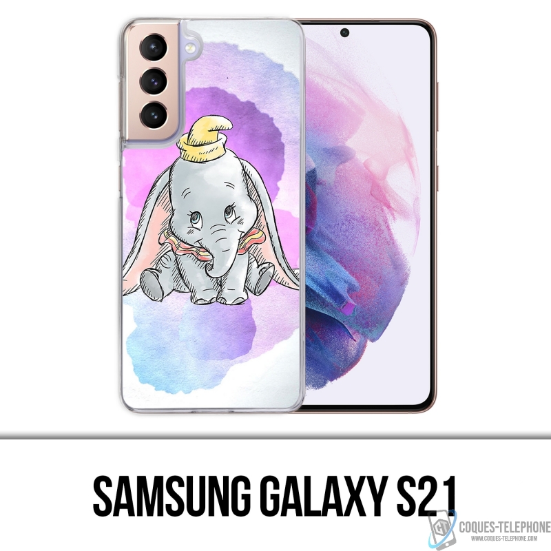 Custodia Samsung Galaxy S21 - Disney Dumbo Pastello