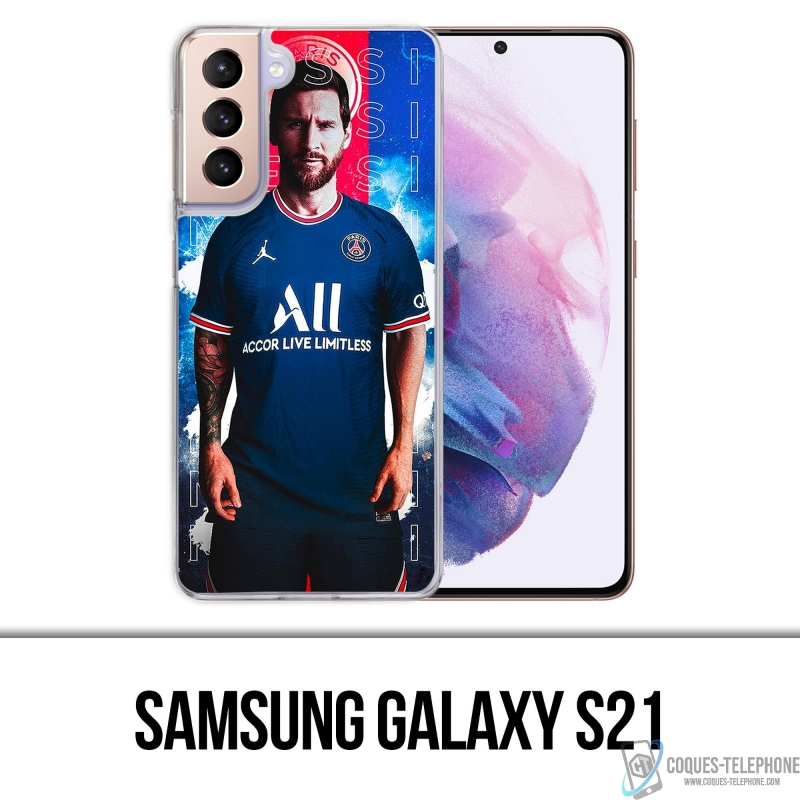 Cover Samsung Galaxy S21 - Messi PSG