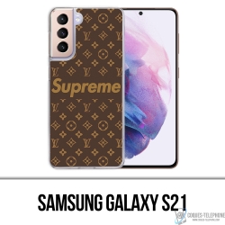 Coque Samsung Galaxy S21 - LV Supreme