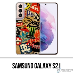 Coque Samsung Galaxy S21 - Skate Logo Vintage