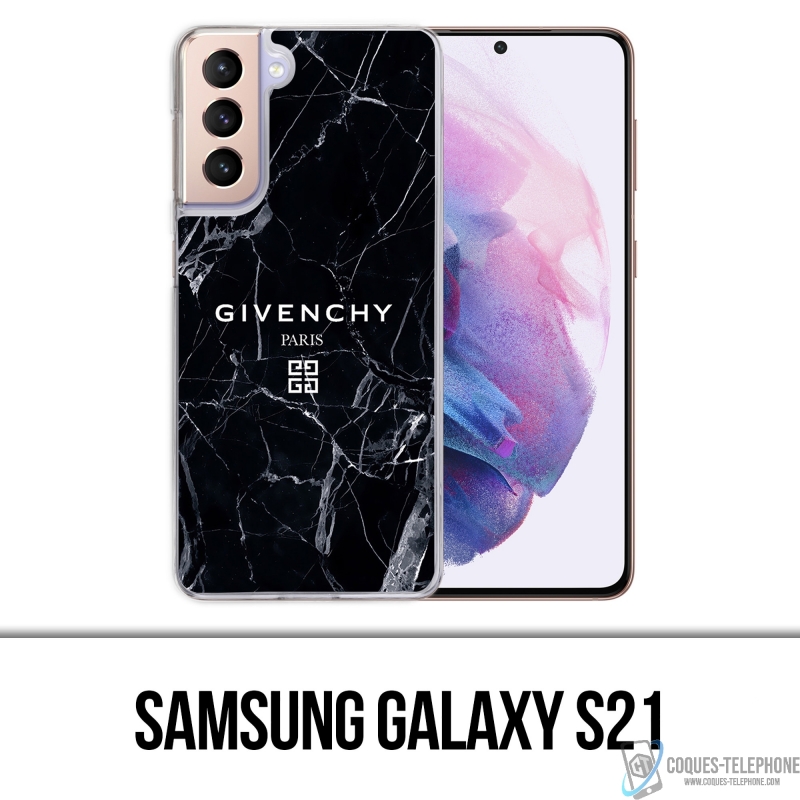 Samsung Galaxy S21 Case - Givenchy Schwarzer Marmor