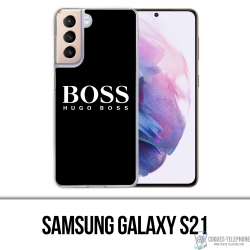 Coque Samsung Galaxy S21 - Hugo Boss Noir