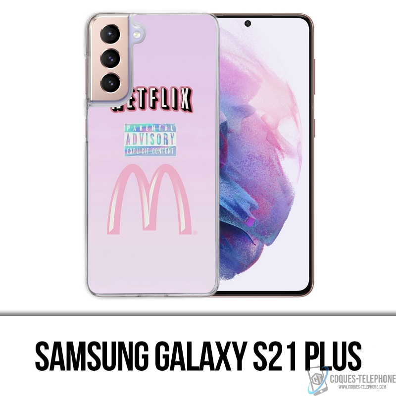 Coque Samsung Galaxy S21 Plus - Netflix And Mcdo