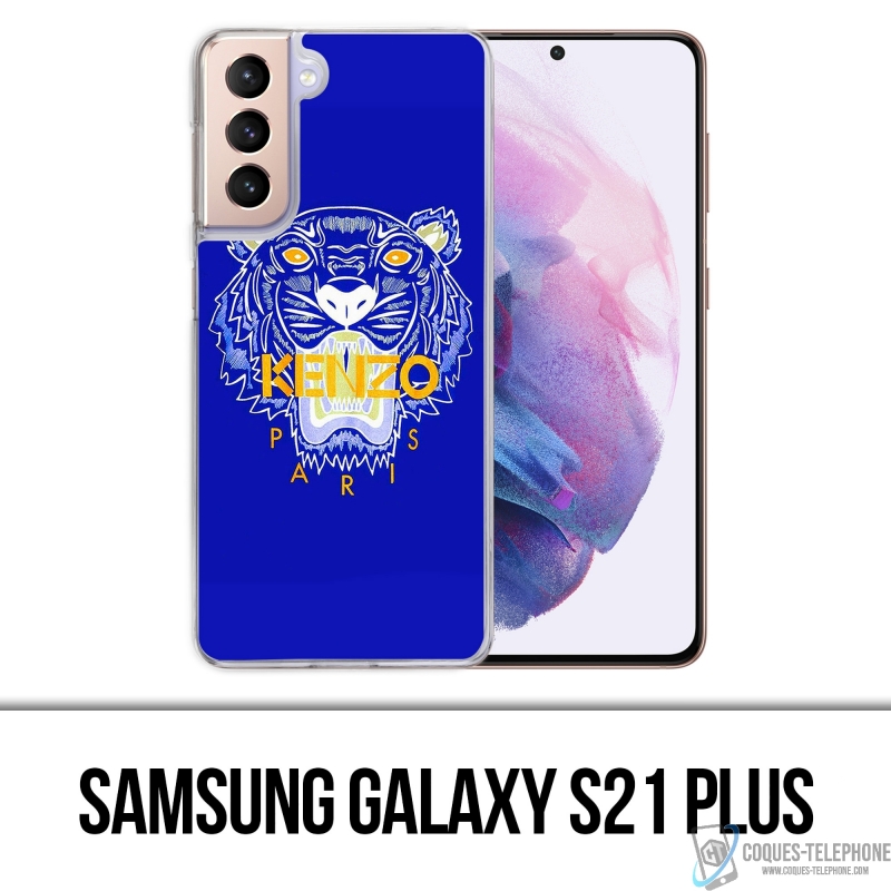 Coque Samsung Galaxy S21 Plus - Kenzo Tigre Bleu