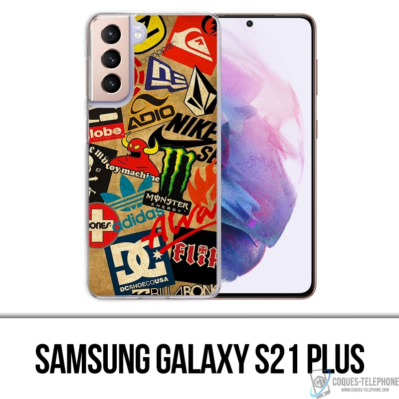 Custodia per Samsung Galaxy S21 Plus - Logo Skate Vintage