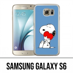 Custodia Samsung Galaxy S6 - Snoopy Heart