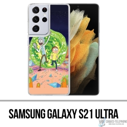 Funda Samsung Galaxy S21 Ultra - Rick y Morty