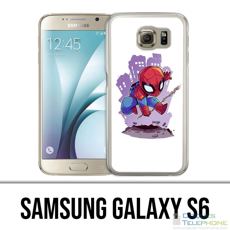 Coque Samsung Galaxy S6 - Spiderman Cartoon