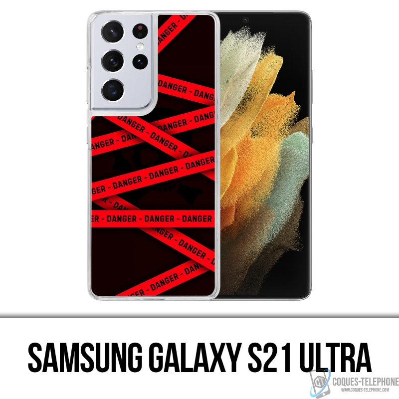 Samsung Galaxy S21 Ultra Case - Gefahrenhinweis