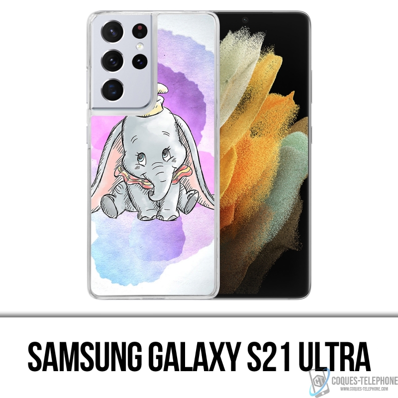 Coque Samsung Galaxy S21 Ultra - Disney Dumbo Pastel