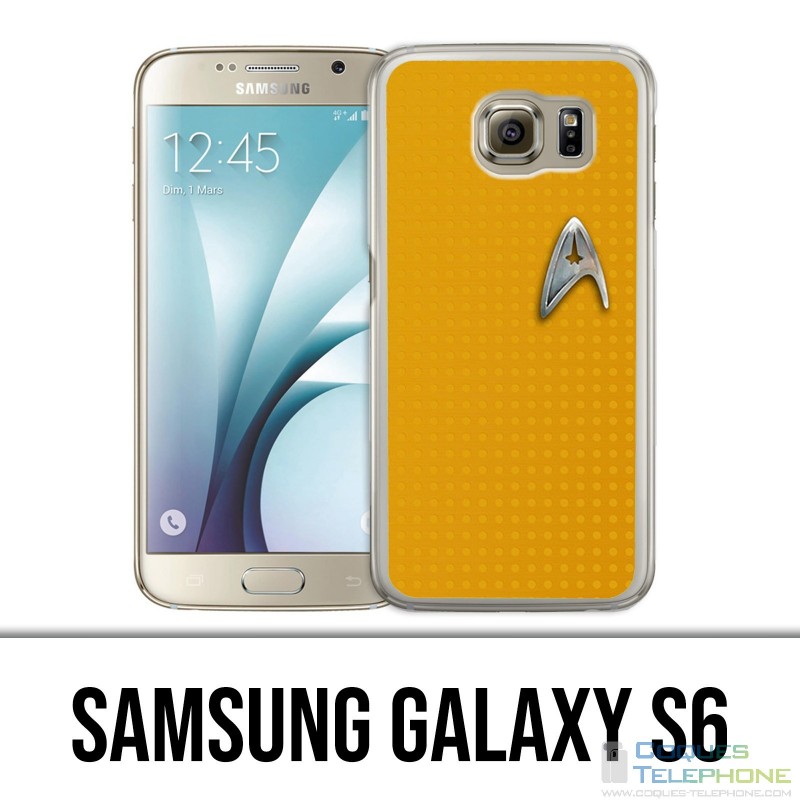 Carcasa Samsung Galaxy S6 - Star Trek Amarillo