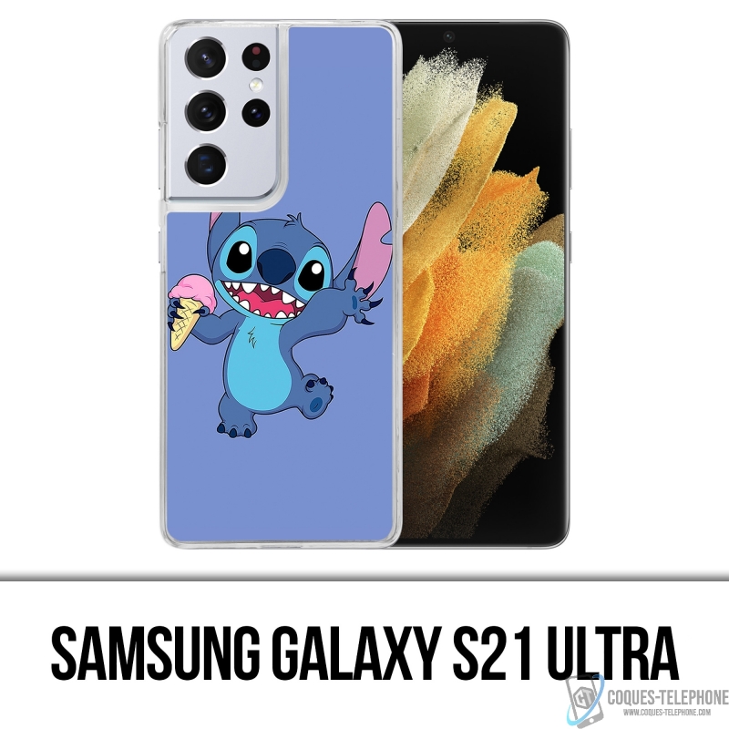 Coque Samsung Galaxy S21 Ultra - Stitch Glace