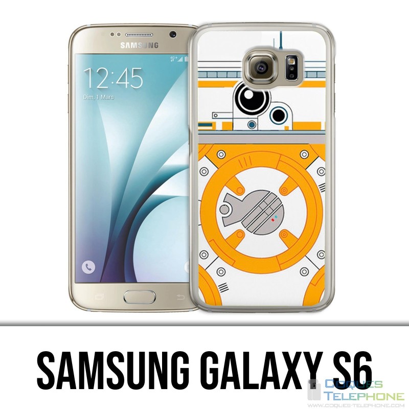 Carcasa Samsung Galaxy S6 - Star Wars Bb8 Minimalista