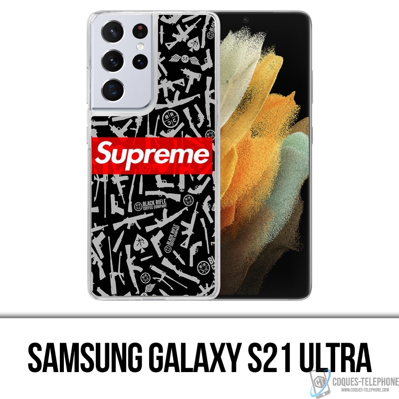 Coque Samsung Galaxy S21 Ultra - Supreme Black Rifle