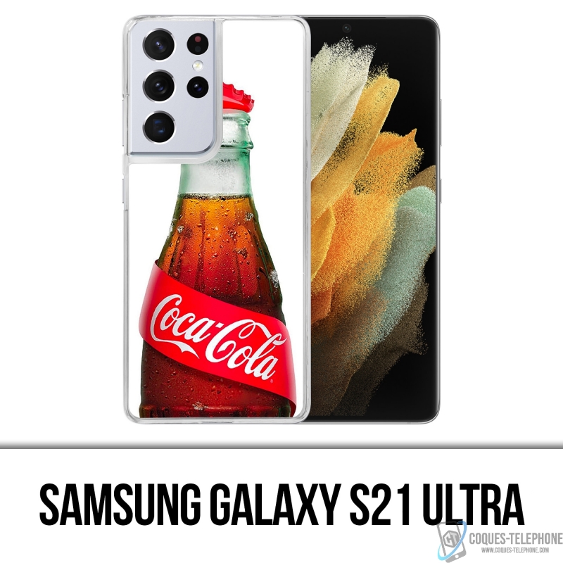 Custodia per Samsung Galaxy S21 Ultra - Bottiglia di Coca Cola