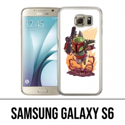 Coque Samsung Galaxy S6 - Star Wars Boba Fett Cartoon