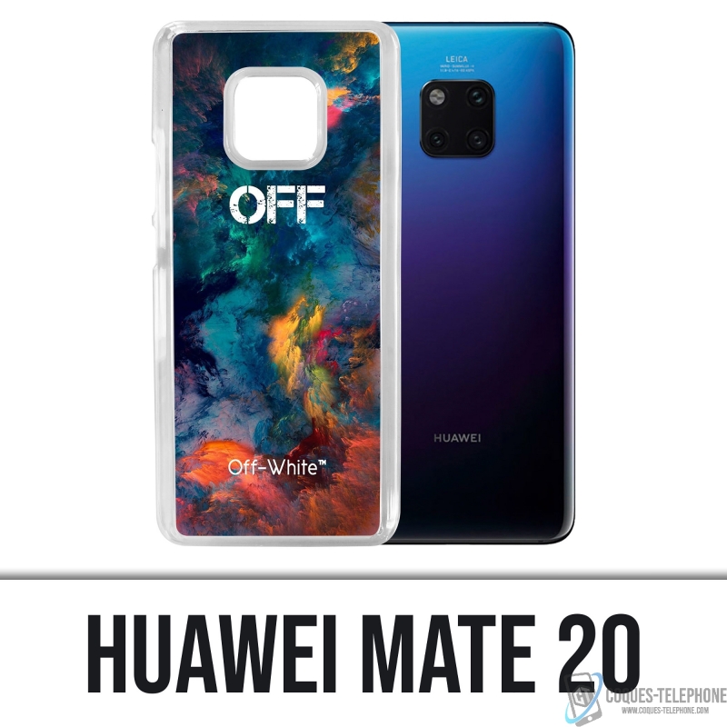 Huawei Mate 20 Case - Off White Color Cloud