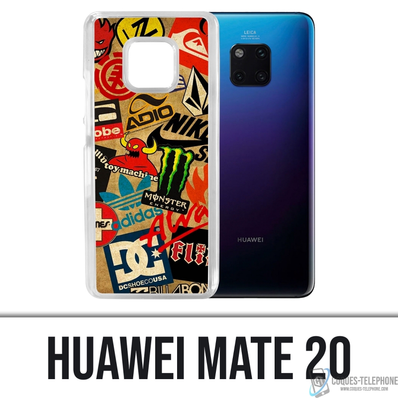 Funda para Huawei Mate 20 - Logotipo de skate vintage