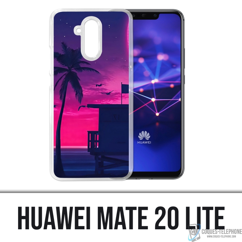 Carcasa para Huawei Mate 20 Lite - Miami Beach Morado