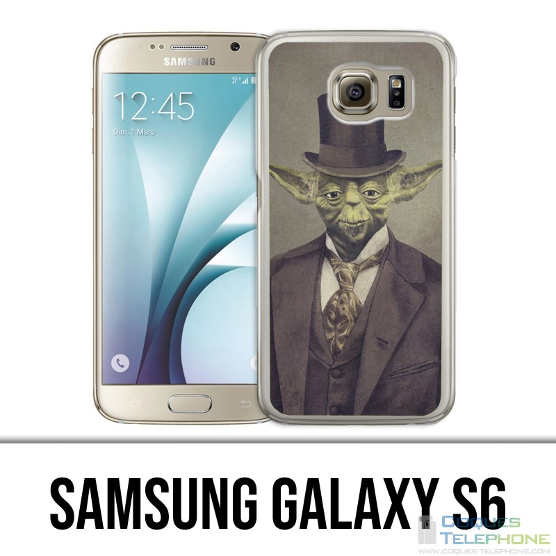 Carcasa Samsung Galaxy S6 - Star Wars Vintage Yoda