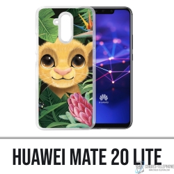 Coque Huawei Mate 20 Lite - Disney Simba Bebe Feuilles