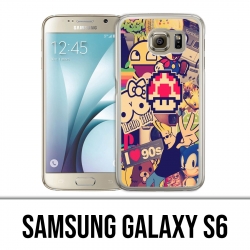 Carcasa Samsung Galaxy S6 - Pegatinas Vintage 90S