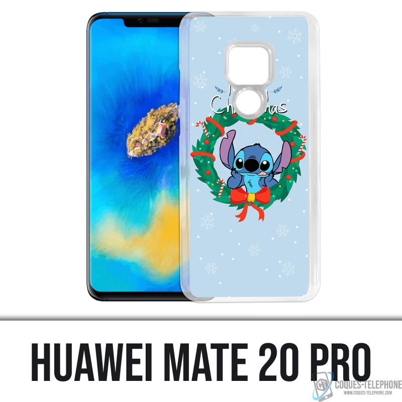 Custodia Huawei Mate 20 Pro - Stitch Buon Natale