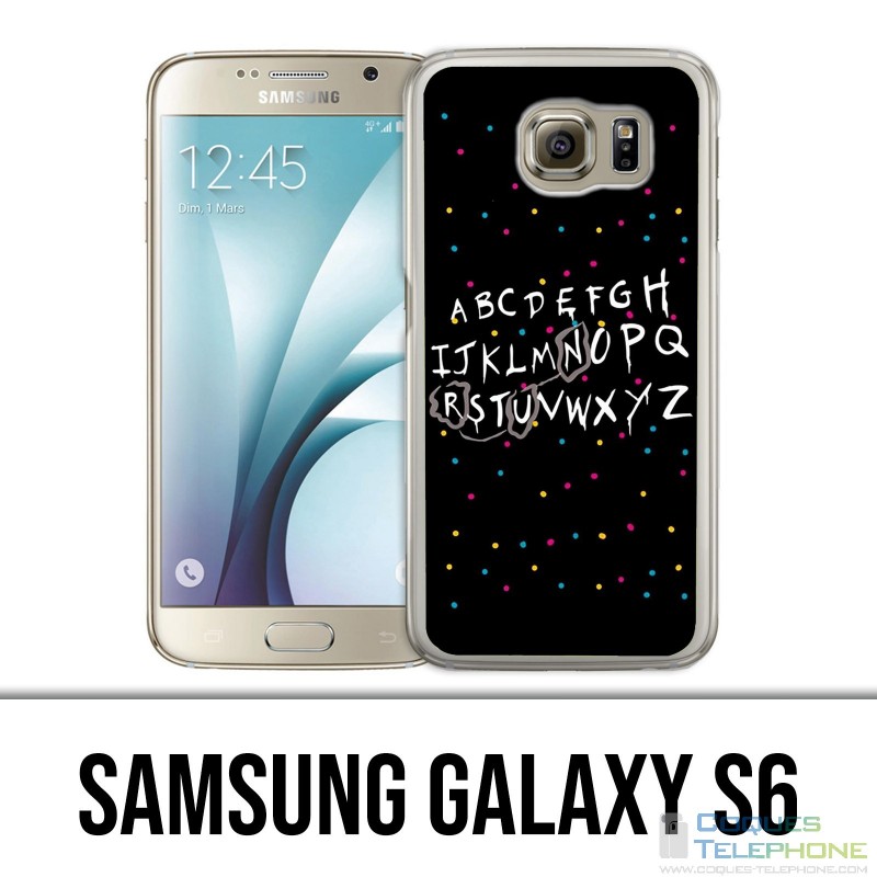 Custodia per Samsung Galaxy S6 - Stranger Things Alphabet