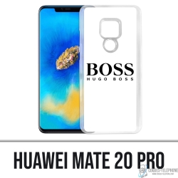 Coque Huawei Mate 20 Pro - Hugo Boss Blanc