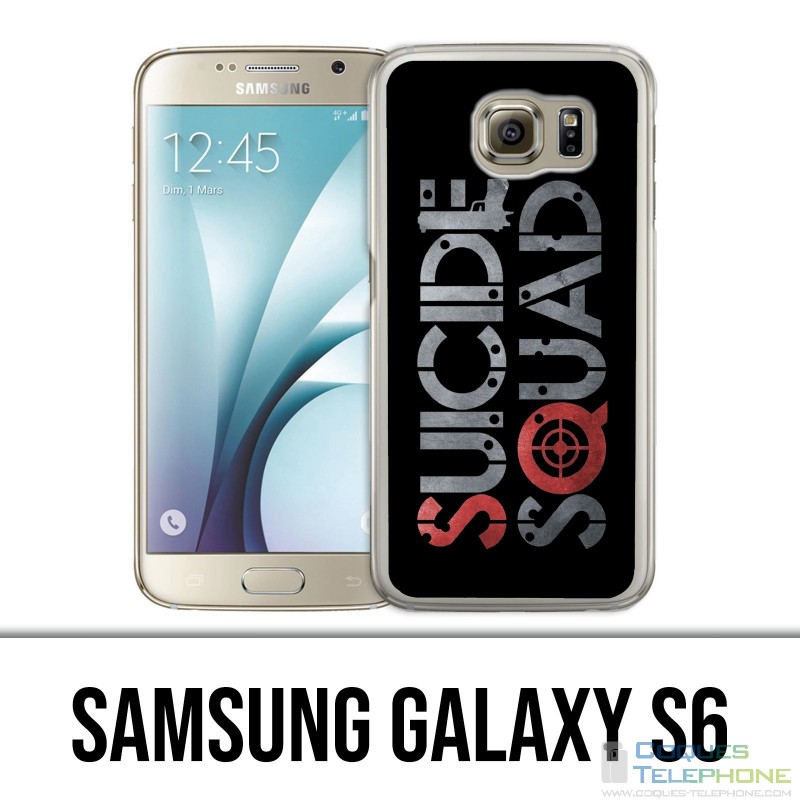 Custodia Samsung Galaxy S6 - Logo Suicide Squad