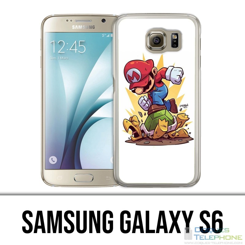 Custodia Samsung Galaxy S6 - Super Mario Turtle Cartoon