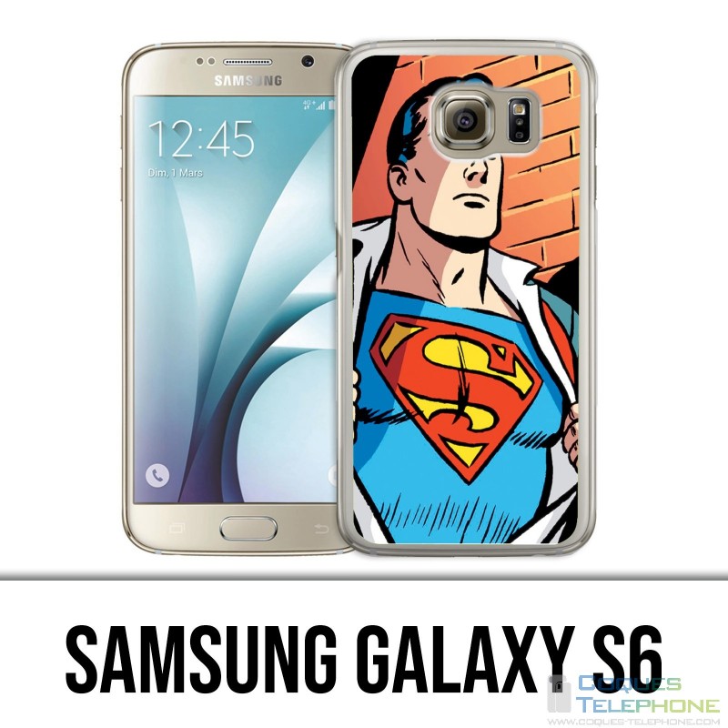Coque Samsung Galaxy S6 - Superman Comics
