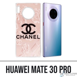 Funda Huawei Mate 30 Pro - Fondo rosa Chanel