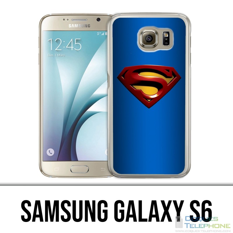 Carcasa Samsung Galaxy S6 - Logotipo de Superman