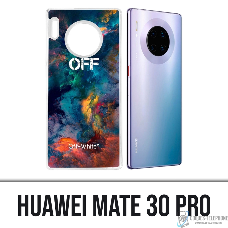 Custodia Huawei Mate 30 Pro - Nuvola di colore bianco sporco