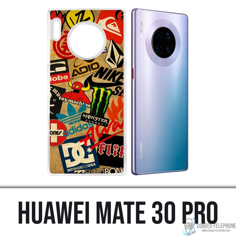 Funda para Huawei Mate 30 Pro - Logotipo de skate vintage