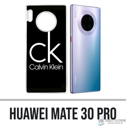Custodia Huawei Mate 30 Pro - Logo Calvin Klein Nera