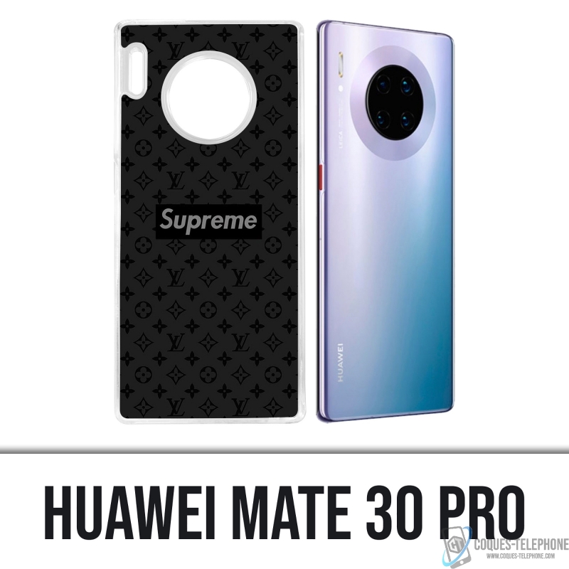 Coque Huawei Mate 30 Pro - Supreme Vuitton Black