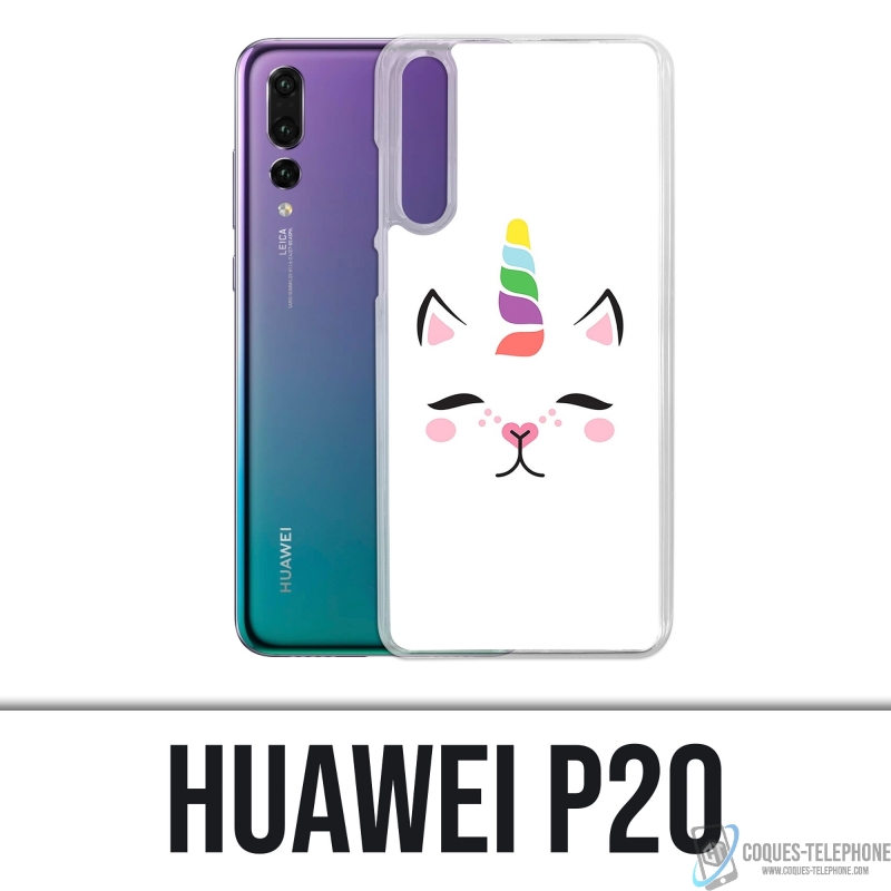 Coque Huawei P20 - Gato Unicornio