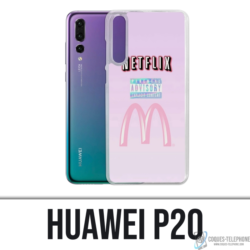 Coque Huawei P20 - Netflix And Mcdo
