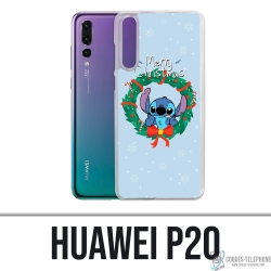 Funda Huawei P20 - Stitch Feliz Navidad