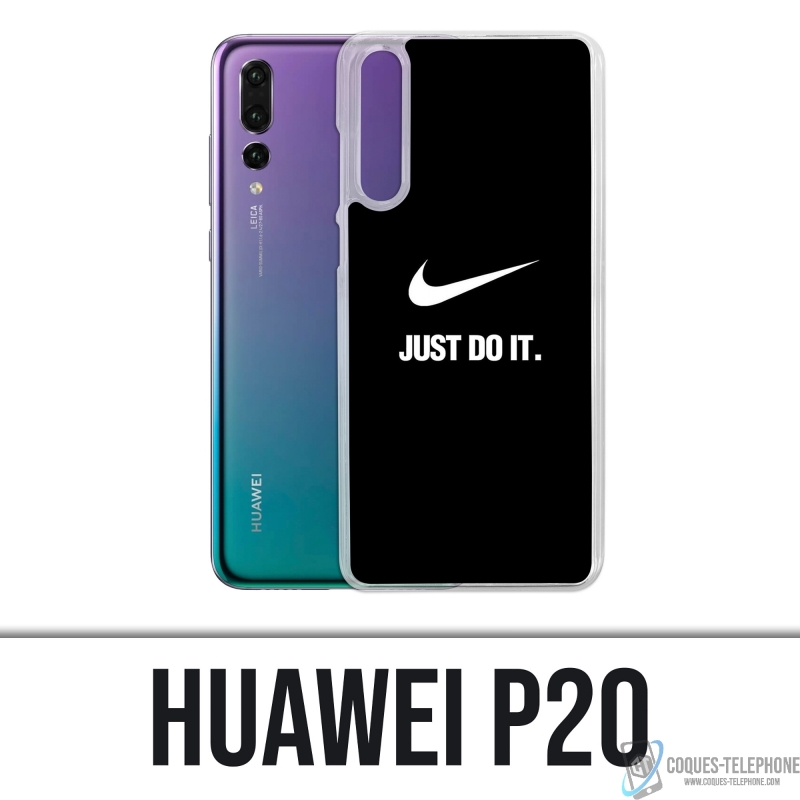 Huawei P20 Case - Nike Just Do It Schwarz