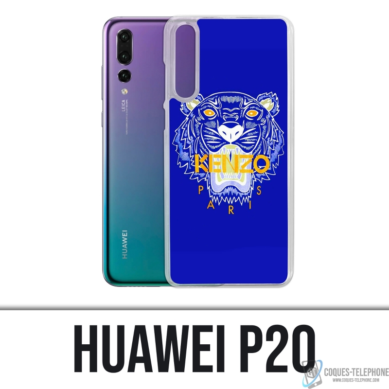 Coque Huawei P20 - Kenzo Tigre Bleu