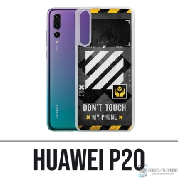 Custodia Huawei P20 - Bianco sporco incluso il telefono touch