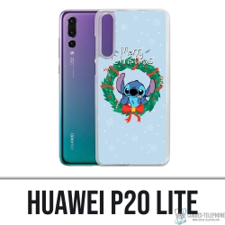 Coque Huawei P20 Lite - Stitch Merry Christmas