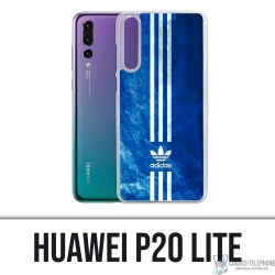 Coque Huawei P20 Lite - Adidas Bandes Bleu