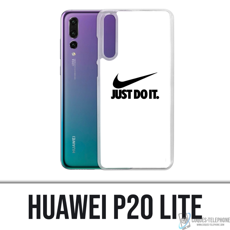 Huawei P20 Lite Case - Nike Just Do It Weiß