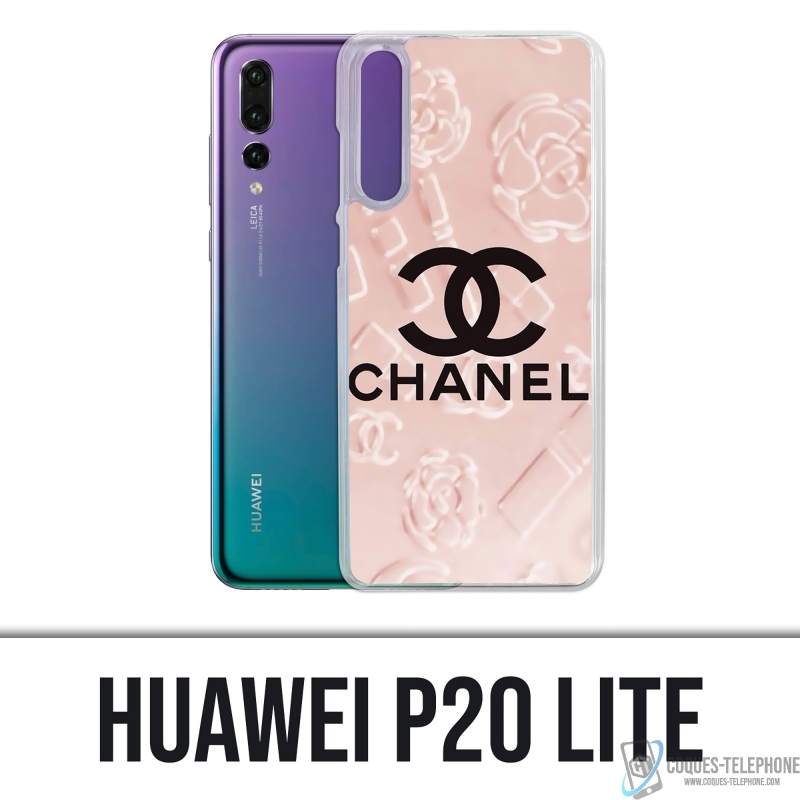 Huawei P20 Lite Case - Chanel Pink Background