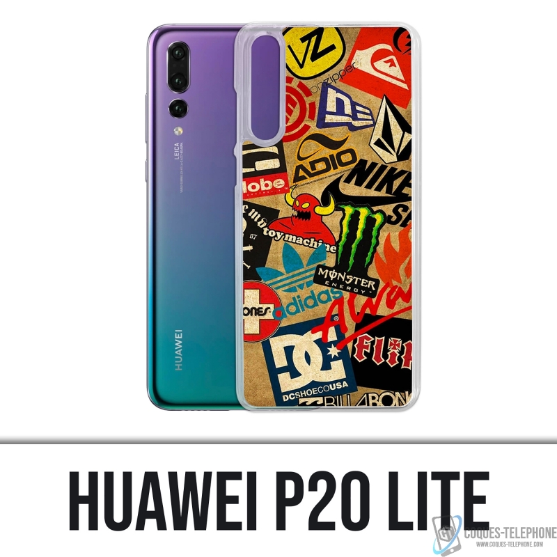 Custodia Huawei P20 Lite - Logo Skate Vintage